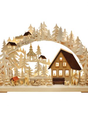 Schwibbogen Feierabendstimmung