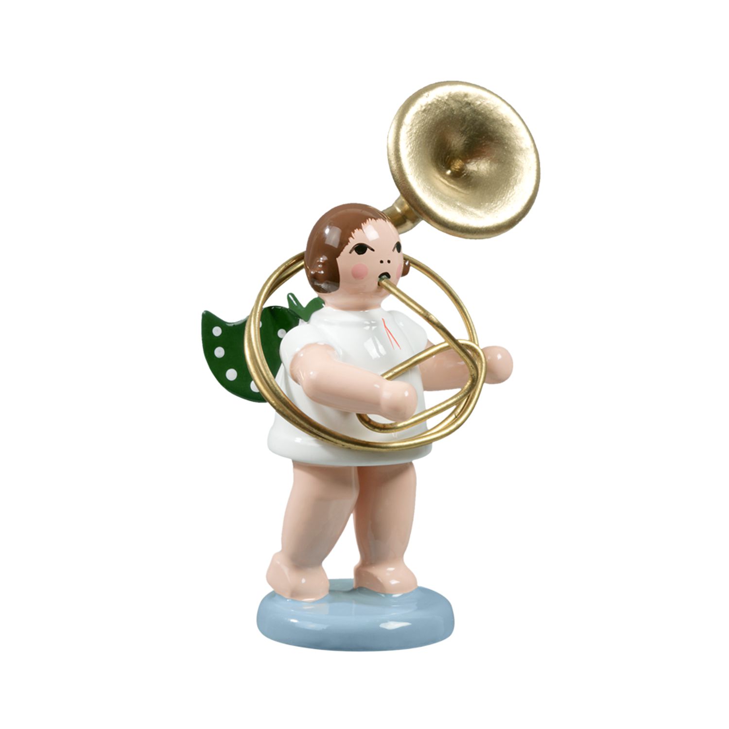 Engel mit Sousaphon ohne Krone