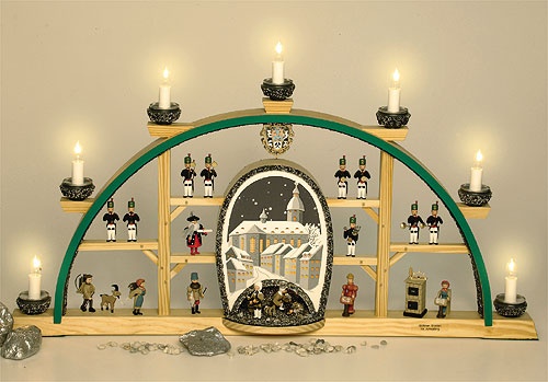 Schwibbogen St. Annaberg Kirche elektr.