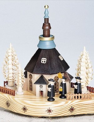 Seiffener Kirche mit Kurrende elektr.