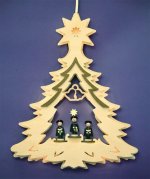 Fensterbild Tanne mit Kurrende elektr.