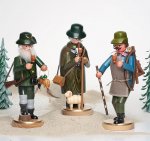 Räuchermann Waldarbeiter schreitend