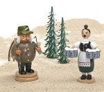 Räuchermann  Helga mit Bierkrügen