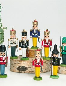 Miniatur - Nussknacker König 10 Stück