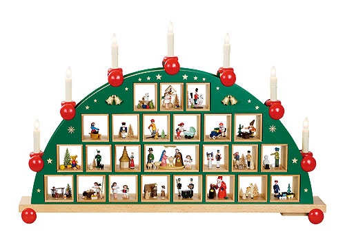Schwibbogen Seiffener Adventkalender