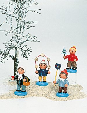 Kinderzug farbig, 4-teilig