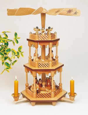 Pyramide Weihnachtsgeschichte / 3 Etagen