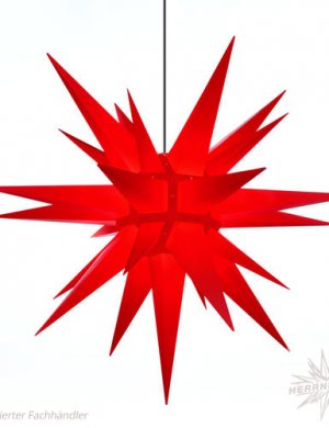 Herrnhuter Stern, Kunststoff 130cm, rot