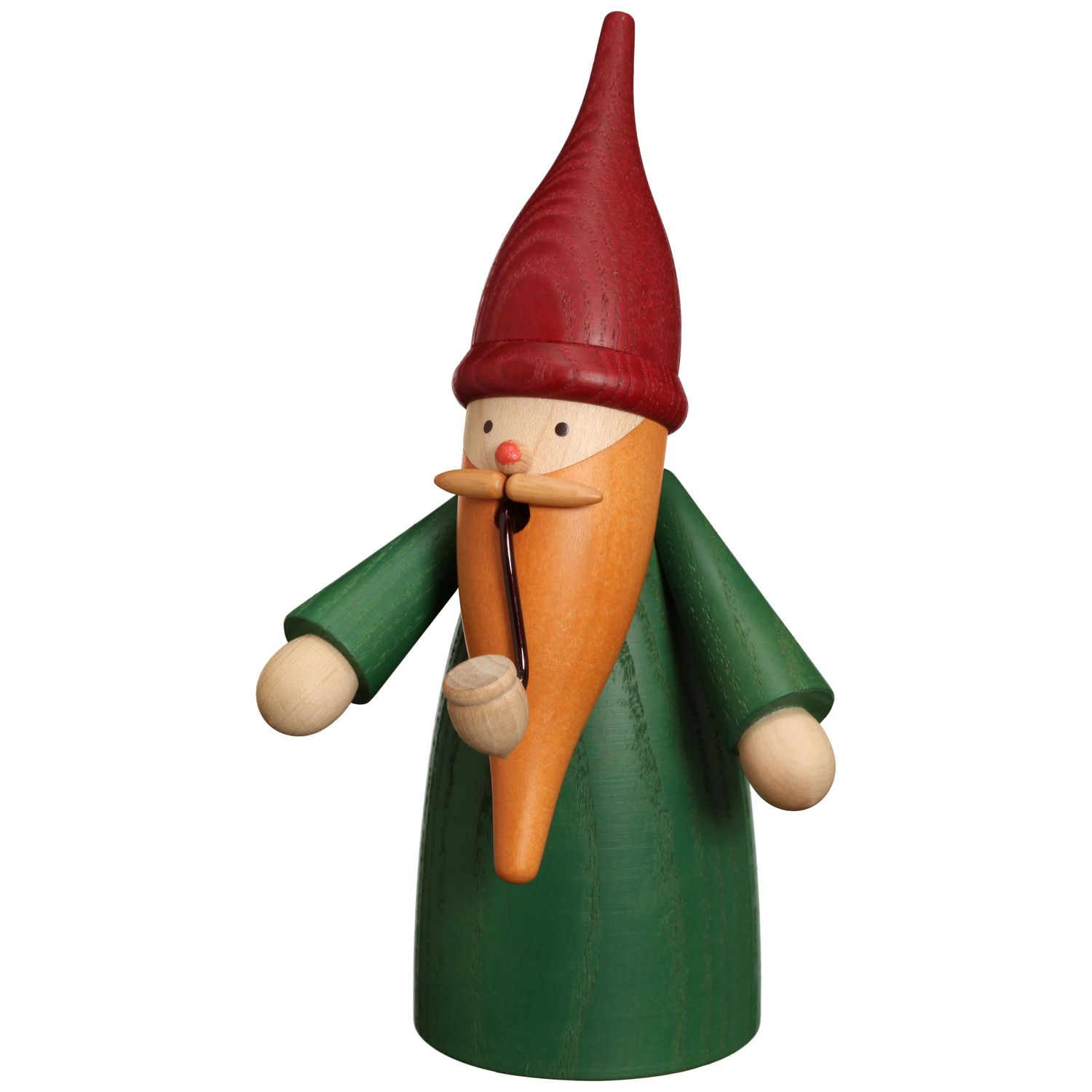 Räucherfigur Traditionswichtel grün