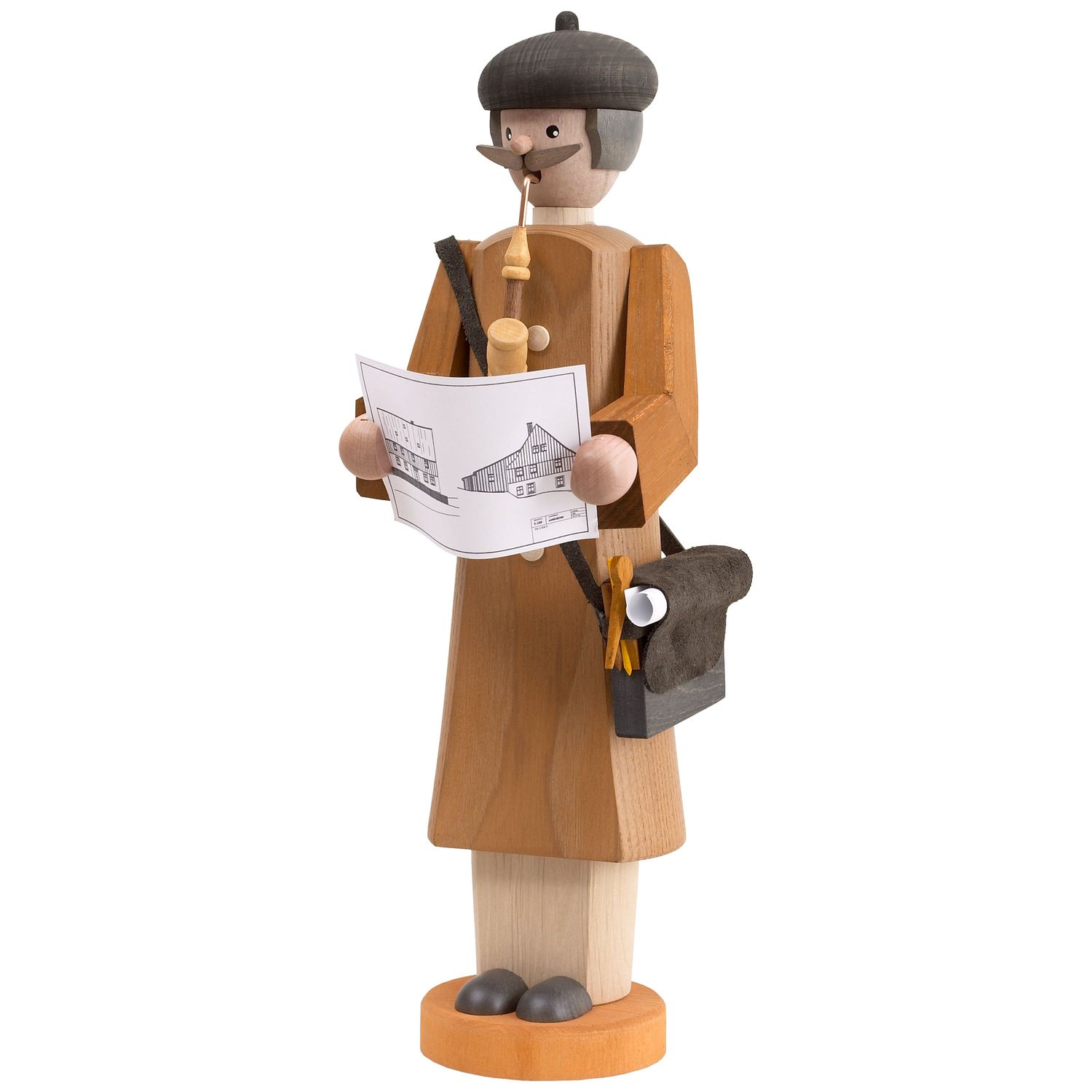 Räucherfigur Architekt