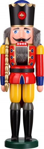 Nussknacker König rot