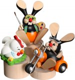 Display Säulendisplay für 3 Kugelräucherfiguren