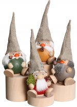 Display Säulendisplay für 4 Kugelräucherfiguren