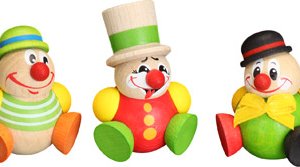 Kugelfiguren Clowny, 5er Satz