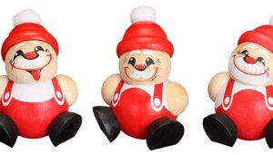 Kugelfigur Nikolaus, 5er Set