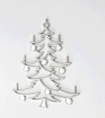 Baumbehang Weihnachtsbaum aus Zinn
