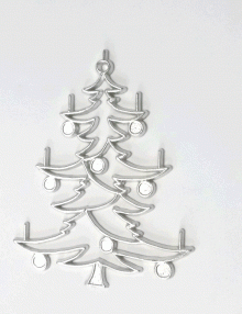 Baumbehang Weihnachtsbaum aus Zinn