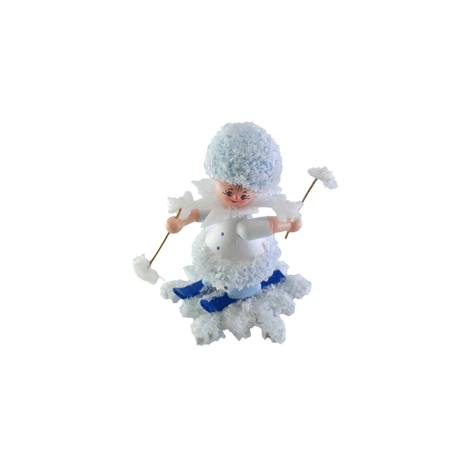 Schneeflöckchen Skifahrer