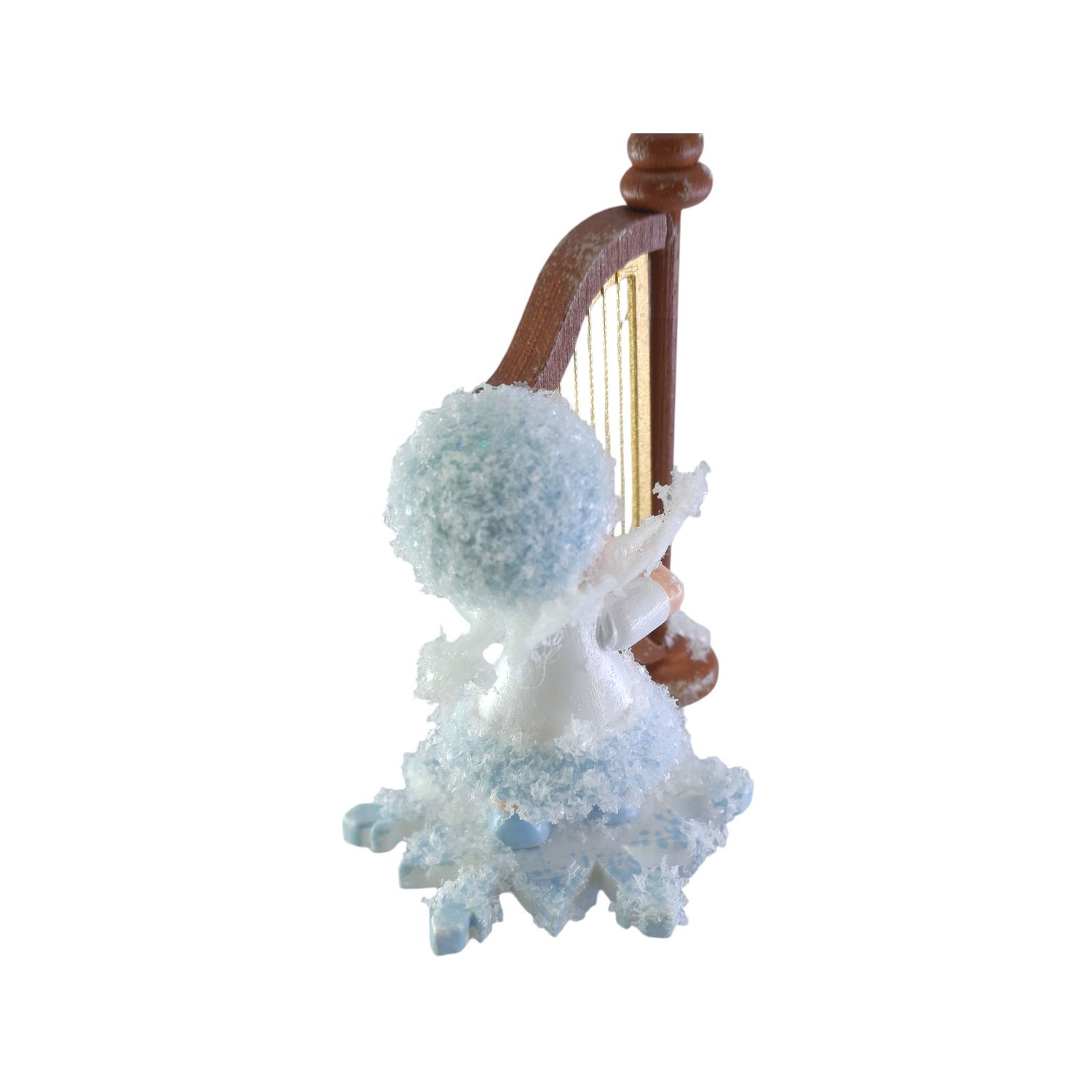 Schneeflöckchen mit Harfe