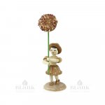 Blank Blumenkind mit Chrysantheme, natur