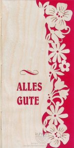 Grußkarte Alles Gute **Neu 2015**