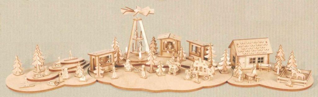 Mini Weihnachtsmarktlandschaft