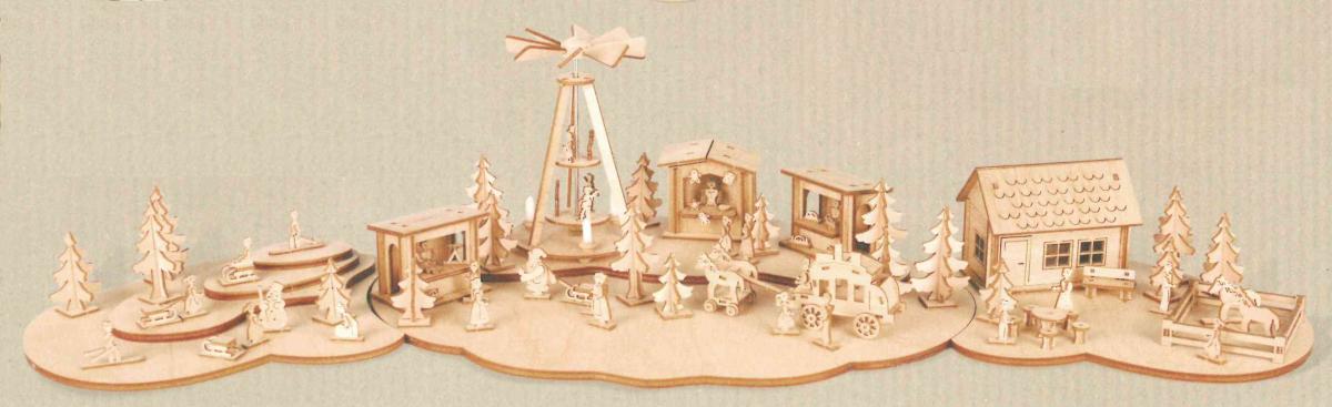 Mini Weihnachtsmarktlandschaft