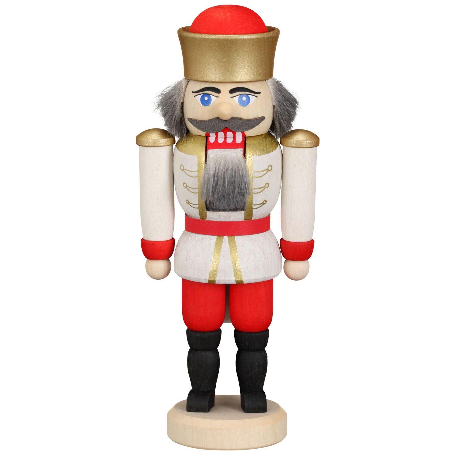 Nussknacker König, weiss