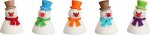 Wippelfiguren Schneemann klassik, 5er Set **Neu 2016**