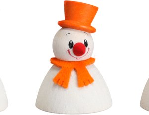 Wippelfiguren Schneemann klassik, 5er Set **Neu 2016**