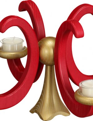 Adventsleuchter Esche rot lasiert **Neu 2016**