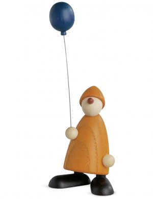 Gratulant Linus mit Ballon, blau