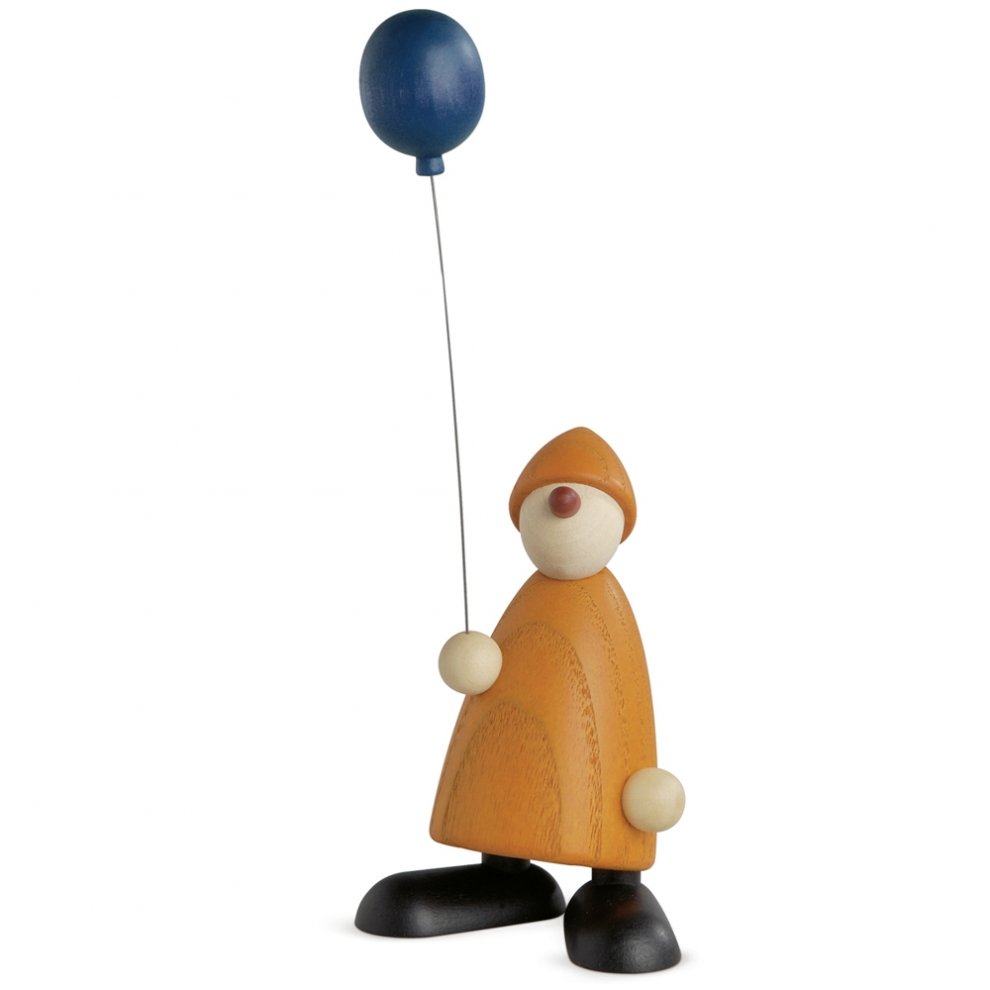 Gratulant Linus mit Ballon, blau