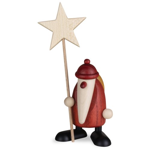 Weihnachtsmann mit Stern