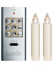 Lumix Classic Mini S, 2 elektr. Weihnachtskerzen