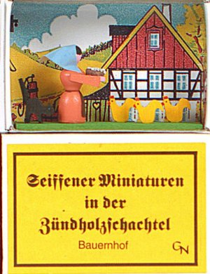 Zündholzschachtel - Bauernhof