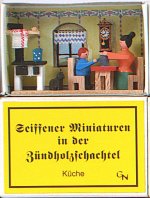 Zündholzschachtel - Küchenstube
