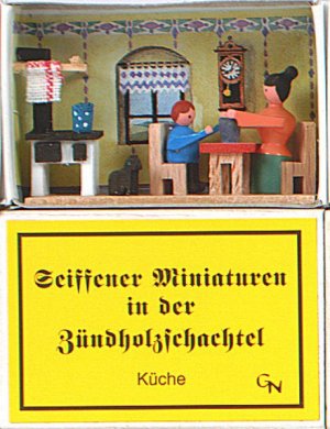 Zündholzschachtel - Küchenstube