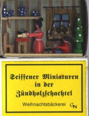 Zündholzschachtel Weihnachtsbäckerei