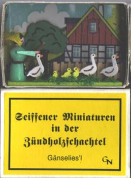 Zündholzschachtel "Gänseliesel" **Neu 2016**