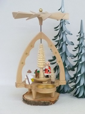 Pyramide "Nikolaus" für Teelichter **Neu 2016**