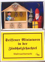 Zündholzschachtel Weihnachtsmarkt