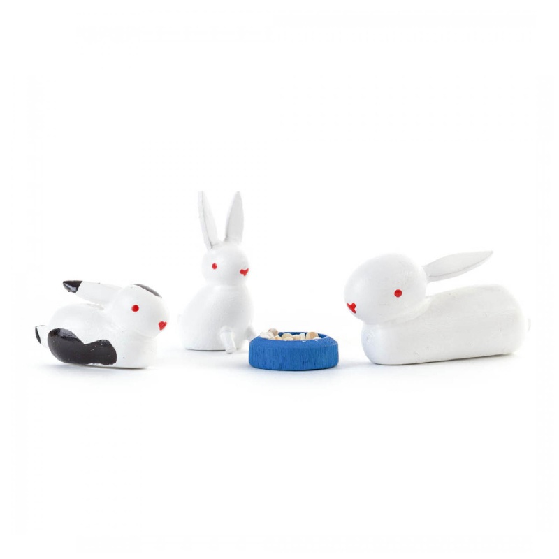 Kaninchenfamilie / 4-teilig