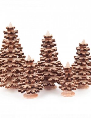 Nadelbaum natur 4-8 cm 5-tlg sortiert
