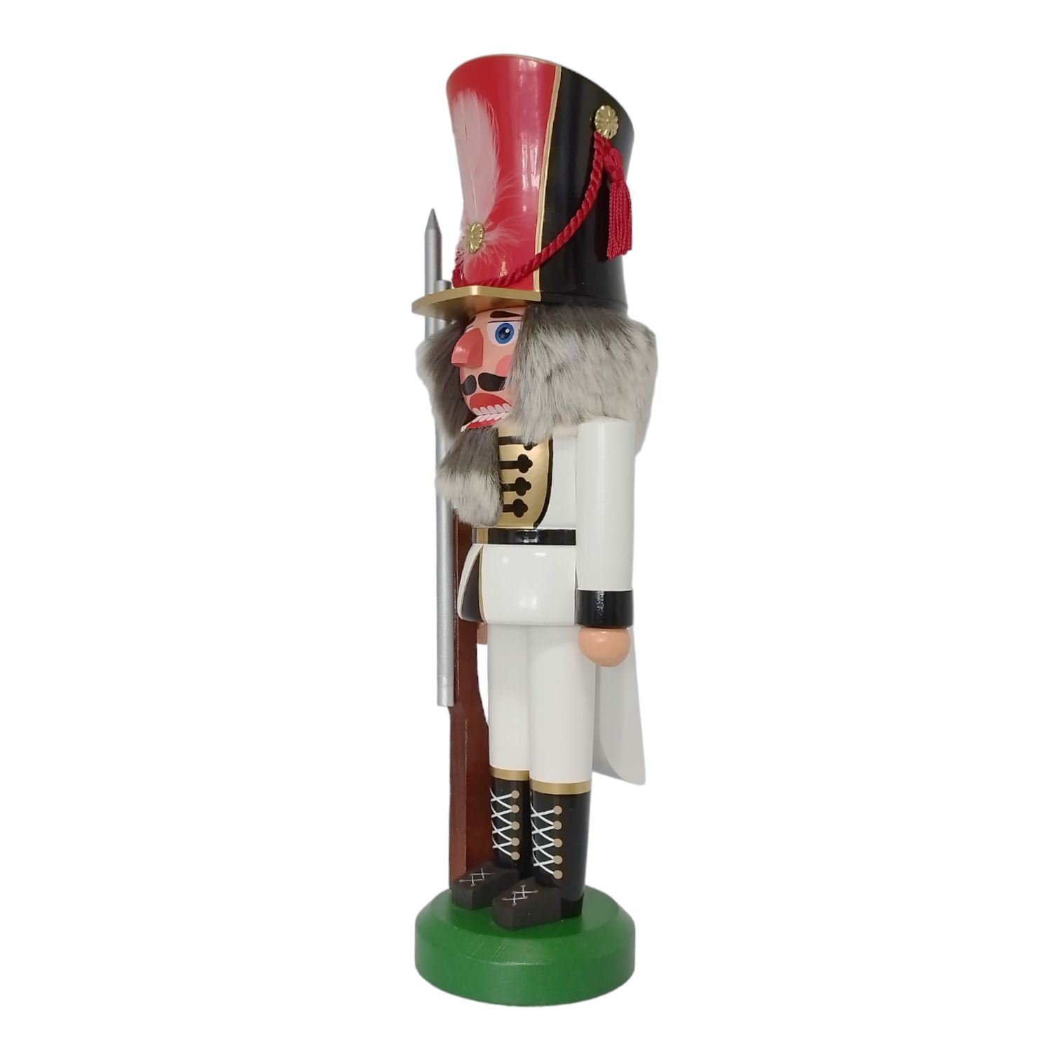 Nussknacker Soldat Wei Gro Erzgebirgskunst Shop