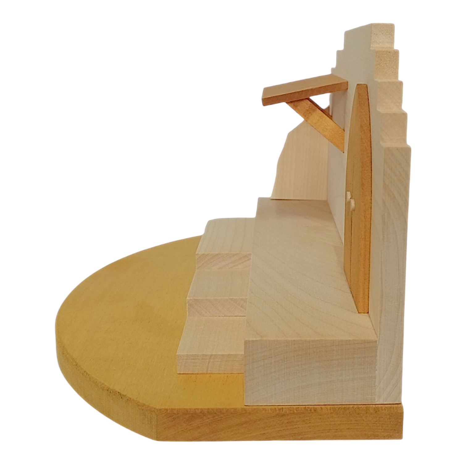 Krippenhaus natur Mittelteil