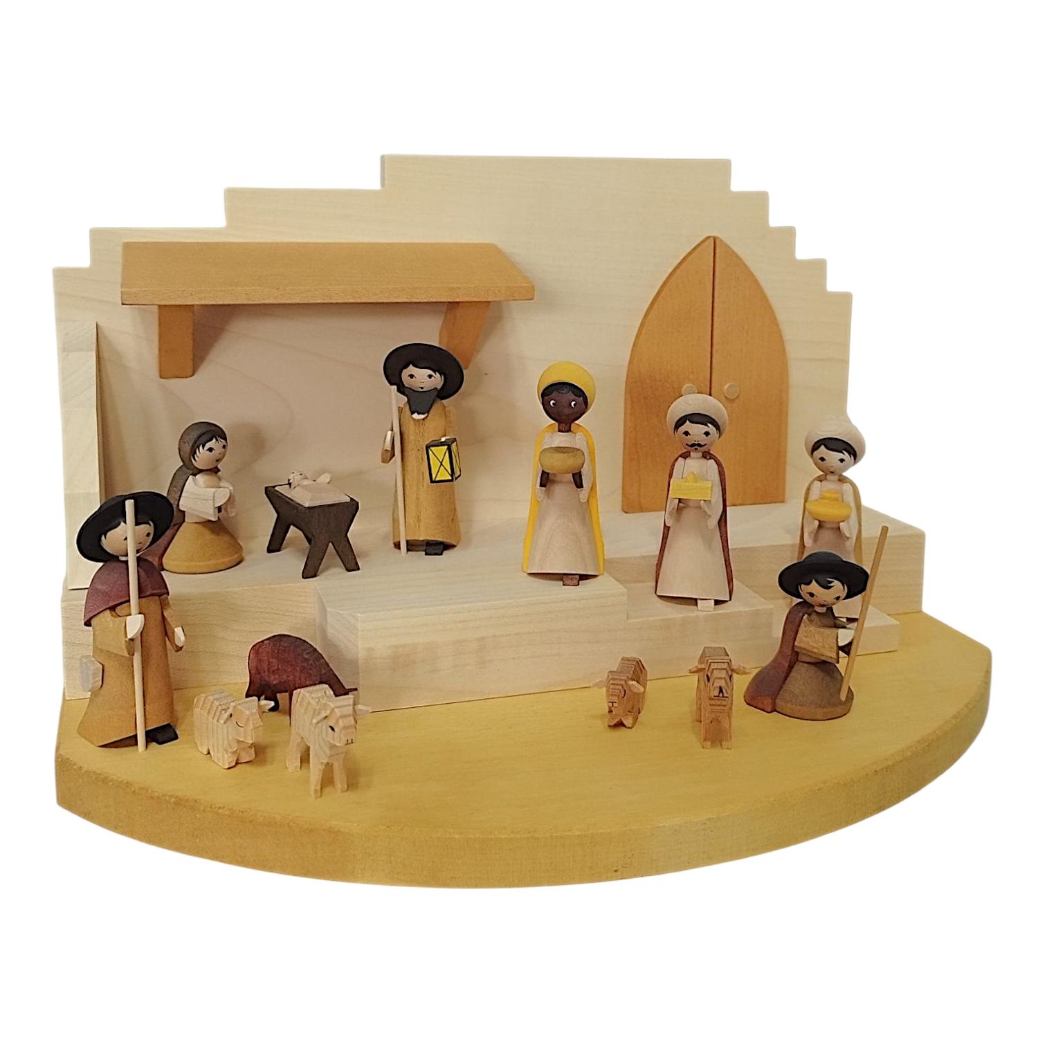 Krippenhaus natur Mittelteil