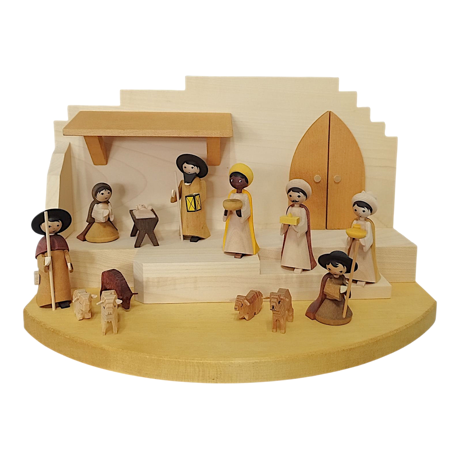 Krippenhaus natur Mittelteil