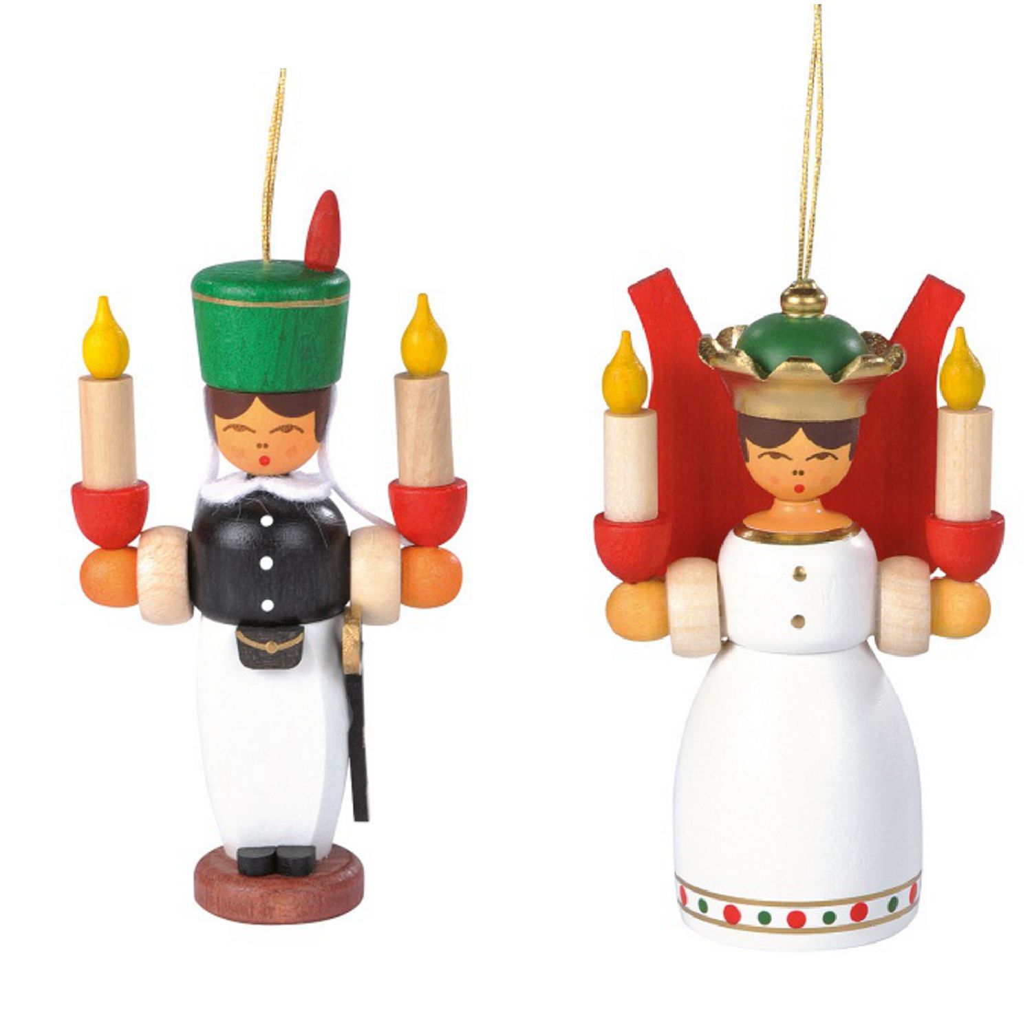 Behangpaar Engel und Bergmann