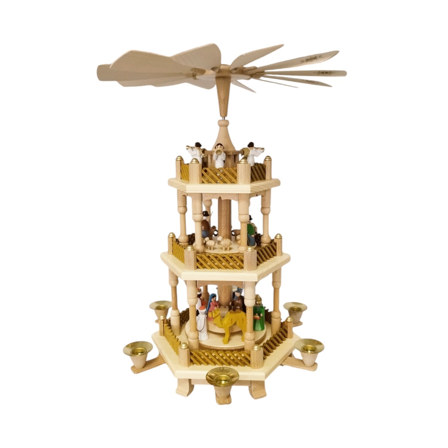 Pyramide Weihnachtsgeschichte 3-Etagen